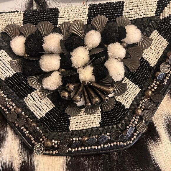 Anthropologie ibBan beaded crossbody bag - Picture 3 of 7